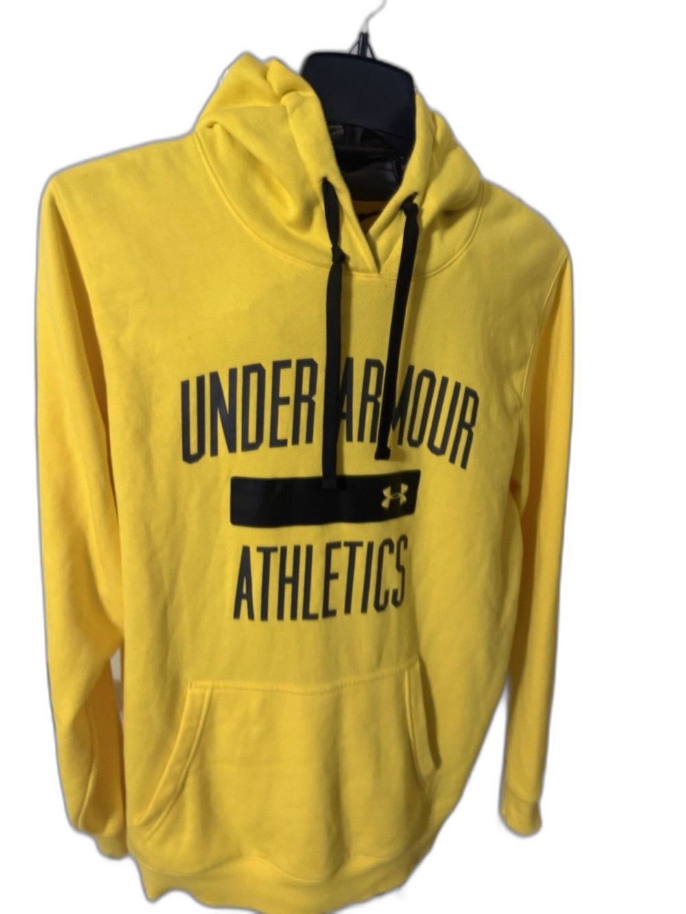 Under Armour Yellow Pullover Hoodie Size Large